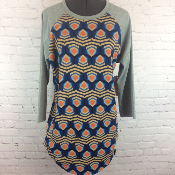 New SOFT sporty Women’s Baseball raglan Randy T shirt Long loose fit mid sleeve - Picture 2 of 8